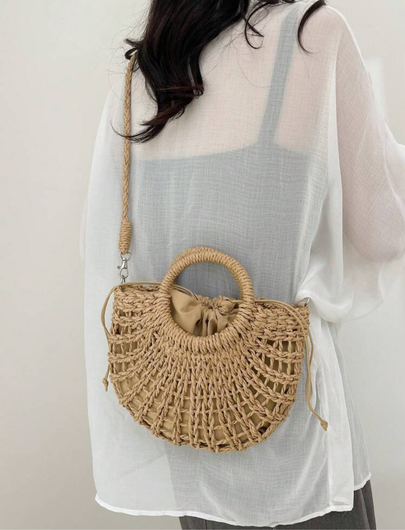Cartera de paja