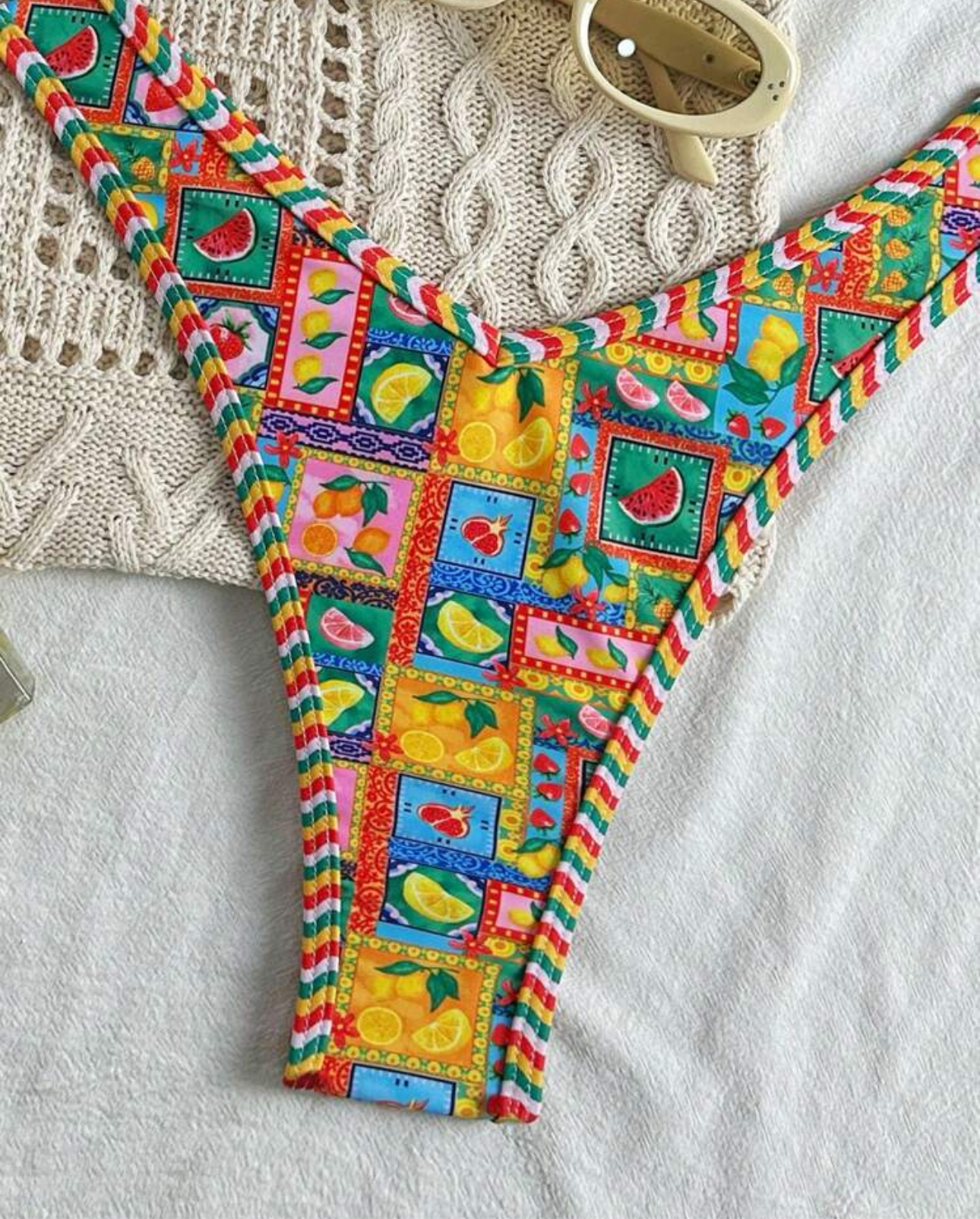 Bikini estampado Semi hilo