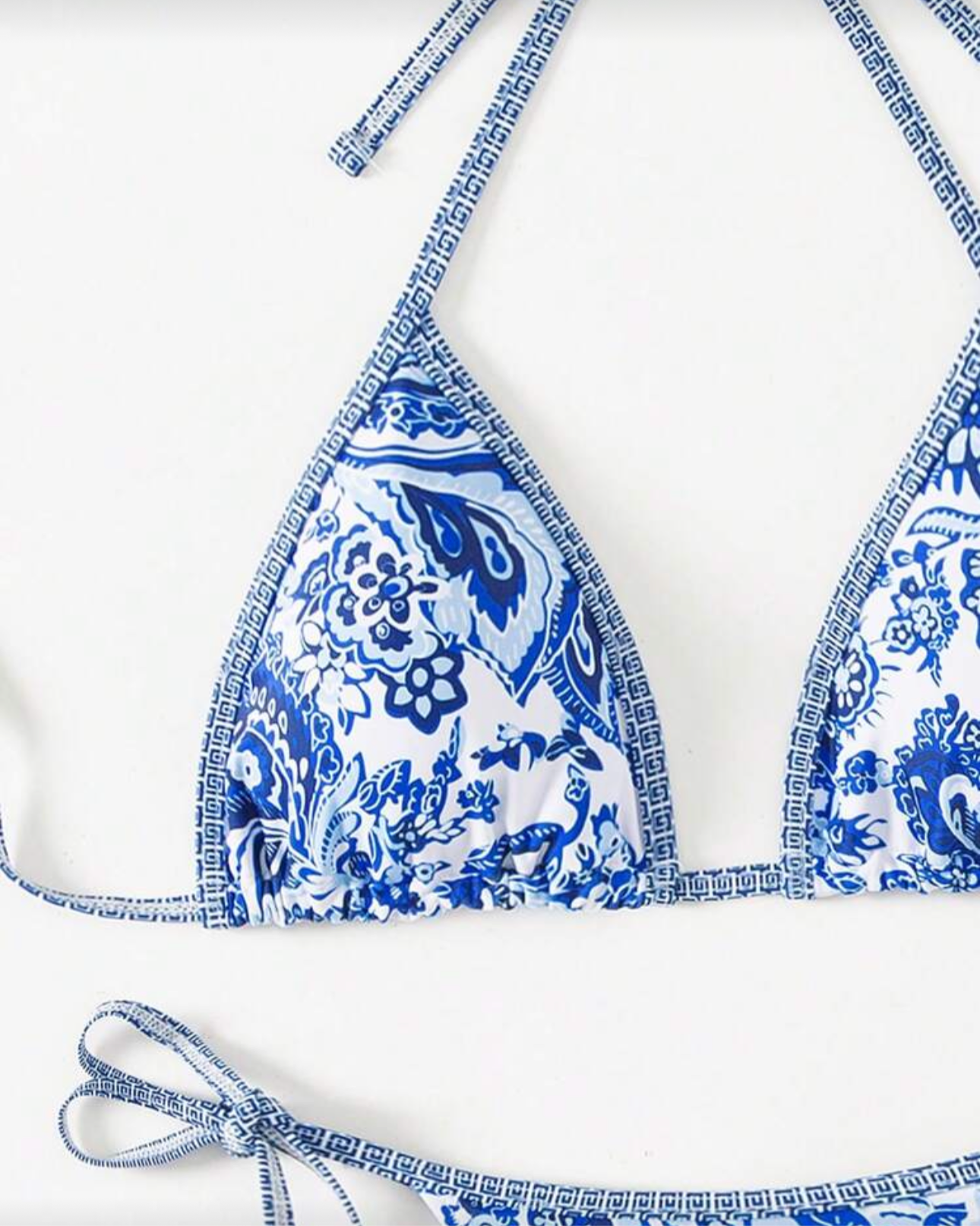 Bikini semi hilo estampado ajustable