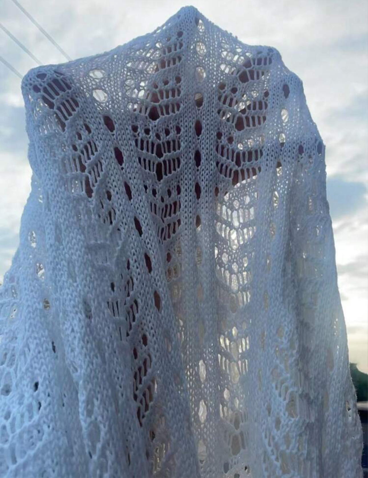 Vestido con encaje de malla
