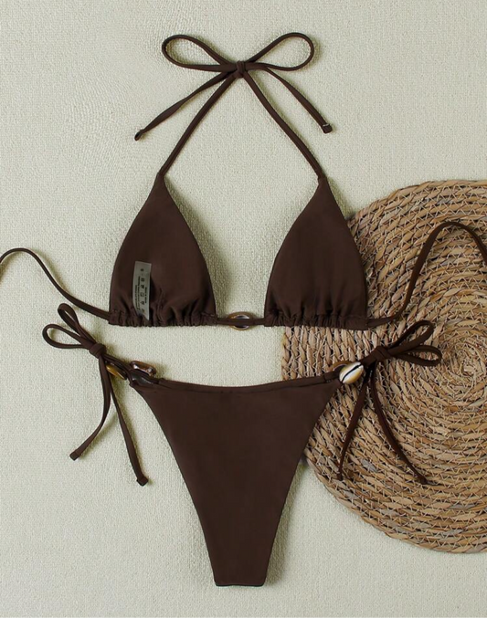 Bikini ajustable con caracola
