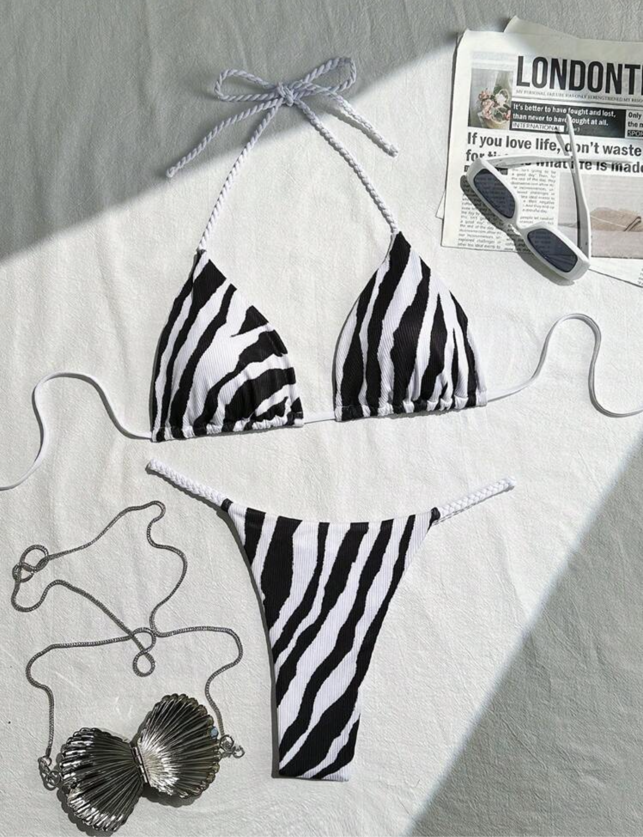Bikini animal print hilo