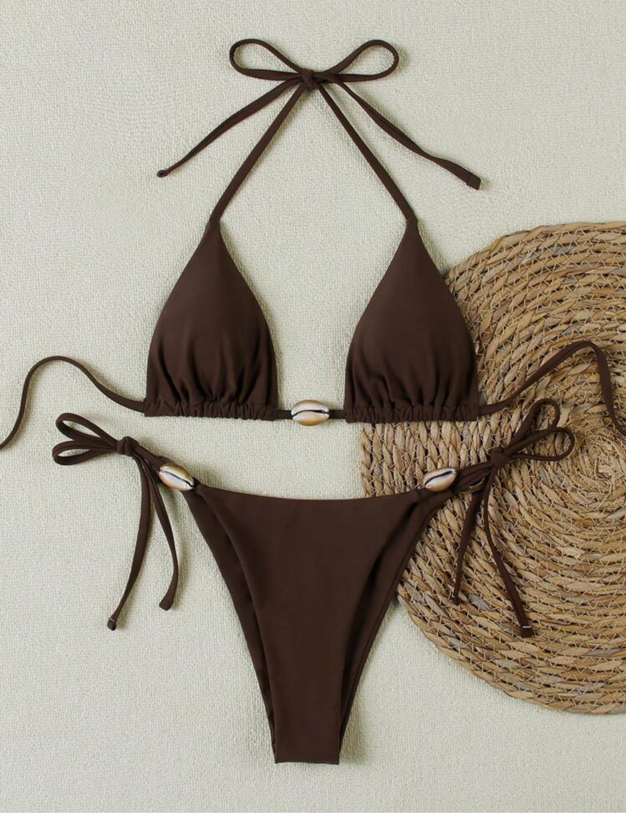 Bikini ajustable con caracola
