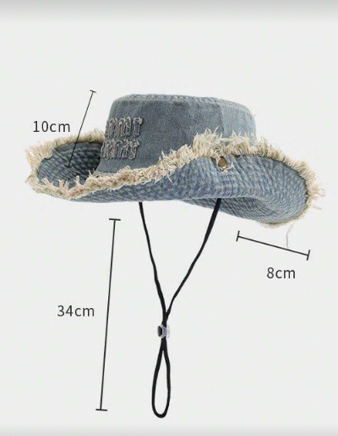 Sombrero vaquero de blue jean