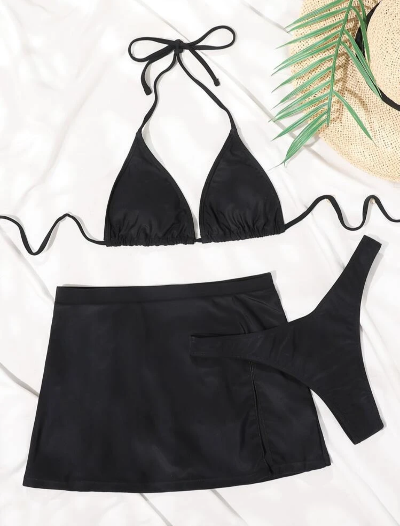 Conjunto bikini con falda