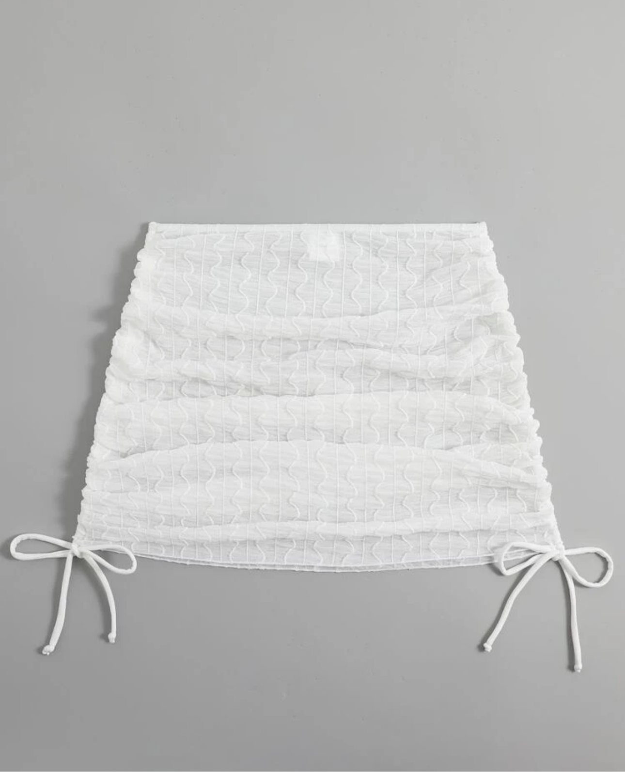 Falda ajustable transparente