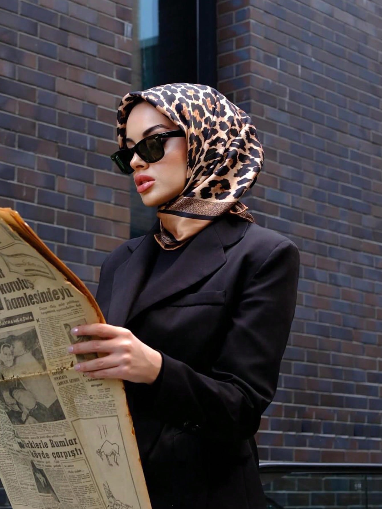 Pañoleta animal print