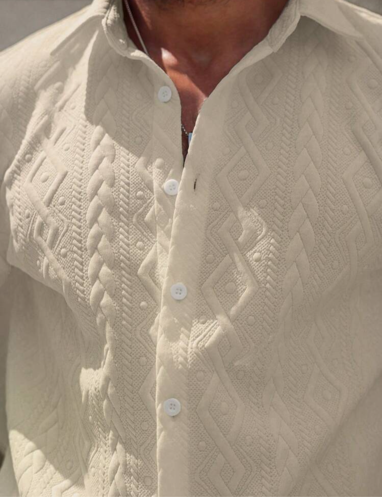 Conjunto masculino texturizado