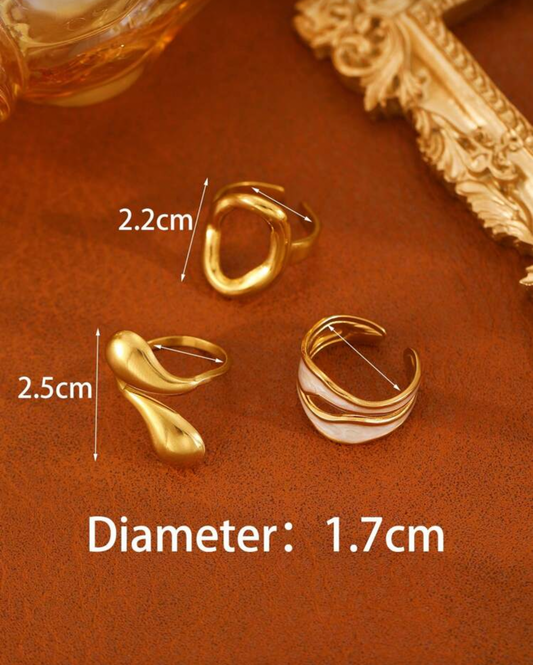 Anillo de acero inoxidable INDIVIDUALES