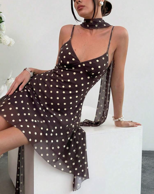 Vestido corto estampado
