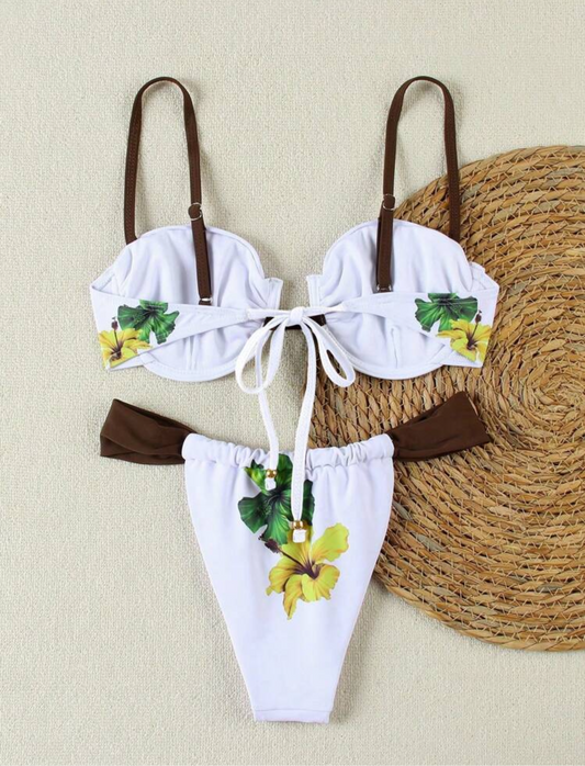 Bikini estampado floreado