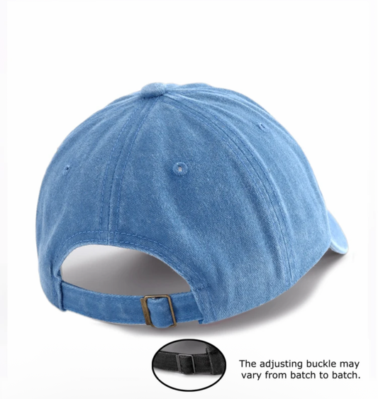 Gorra bordada de jean