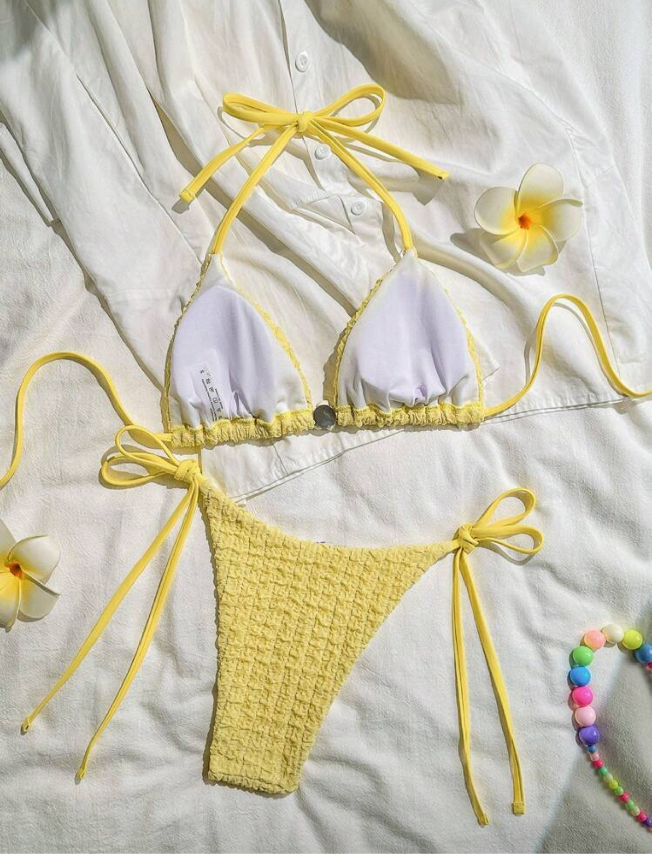 Bikini texturizado ajustable