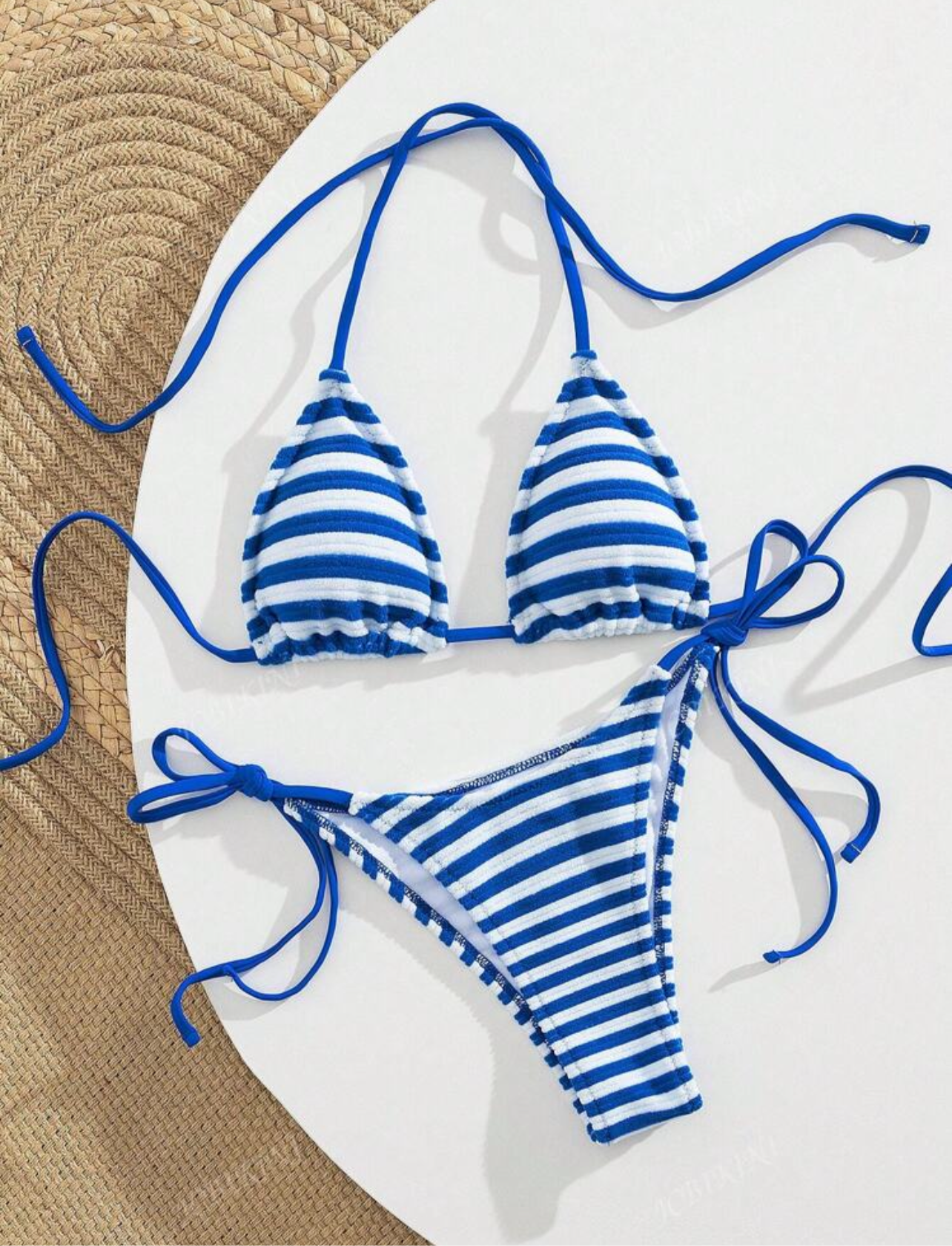Bikini ajustable tela tipo toalla
