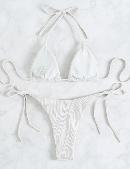 Bikini texturizado Semi hilo