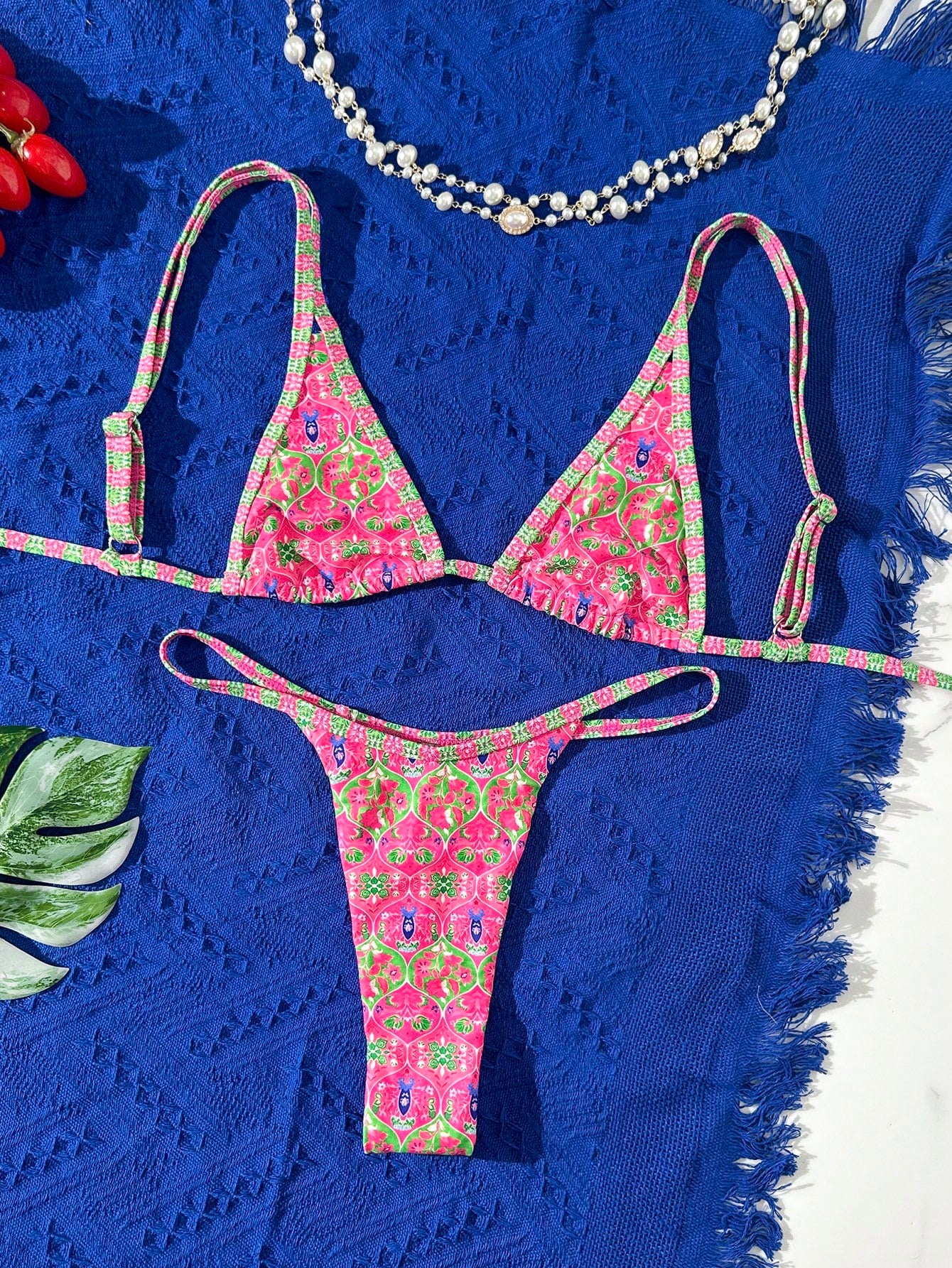 Mini Bikini estampado Semi hilo