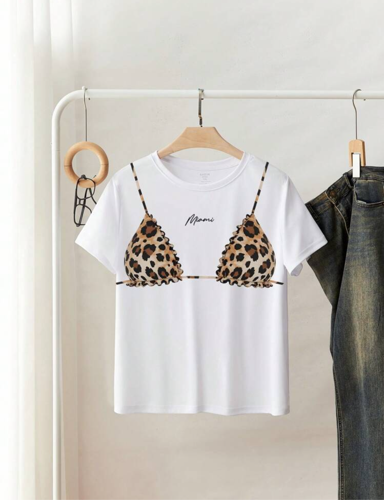 Camiseta Oversize con animal print