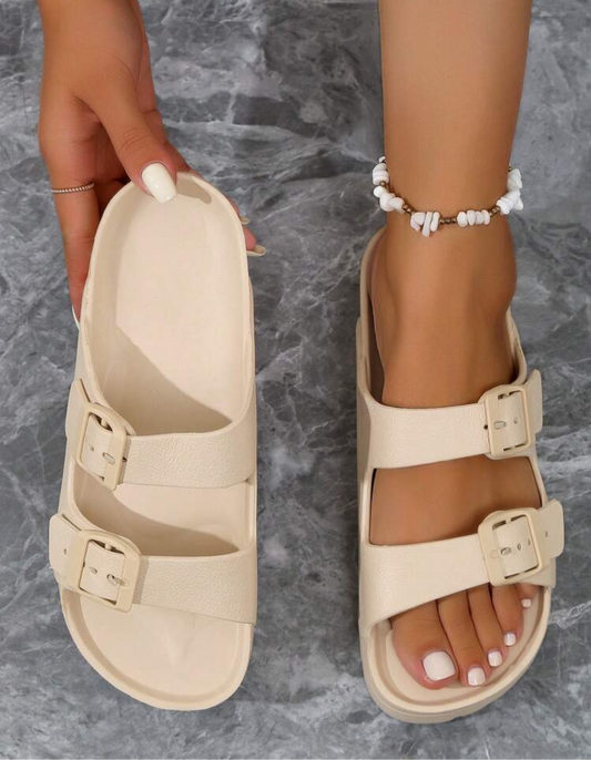 Sandalias de goma