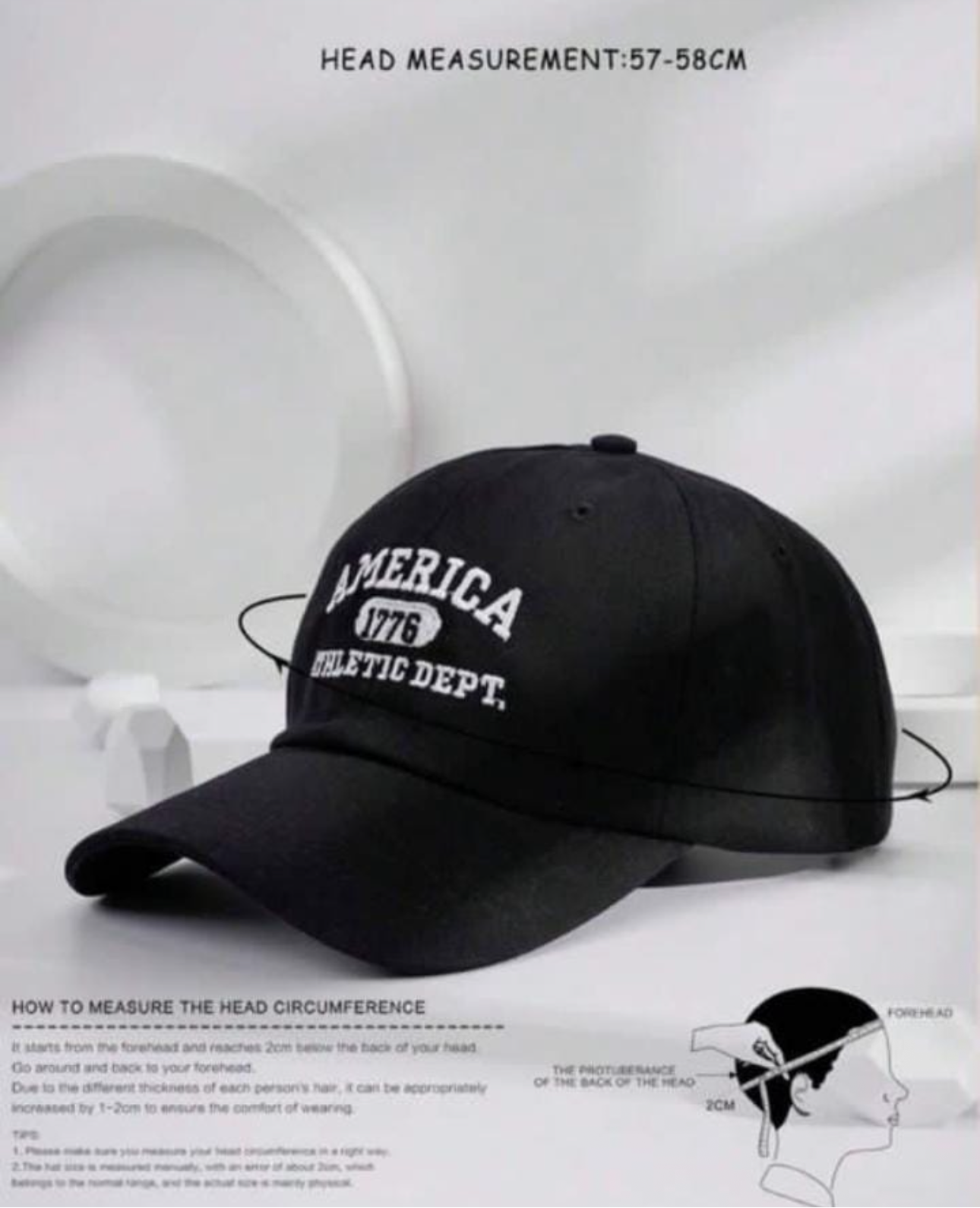 Gorra bordada