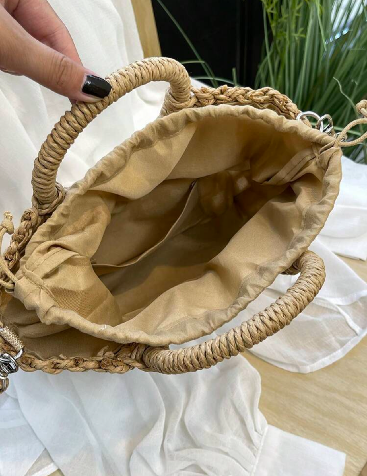 Cartera de paja