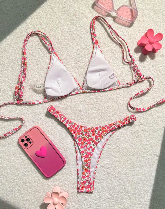 Bikini estampado Semi hilo