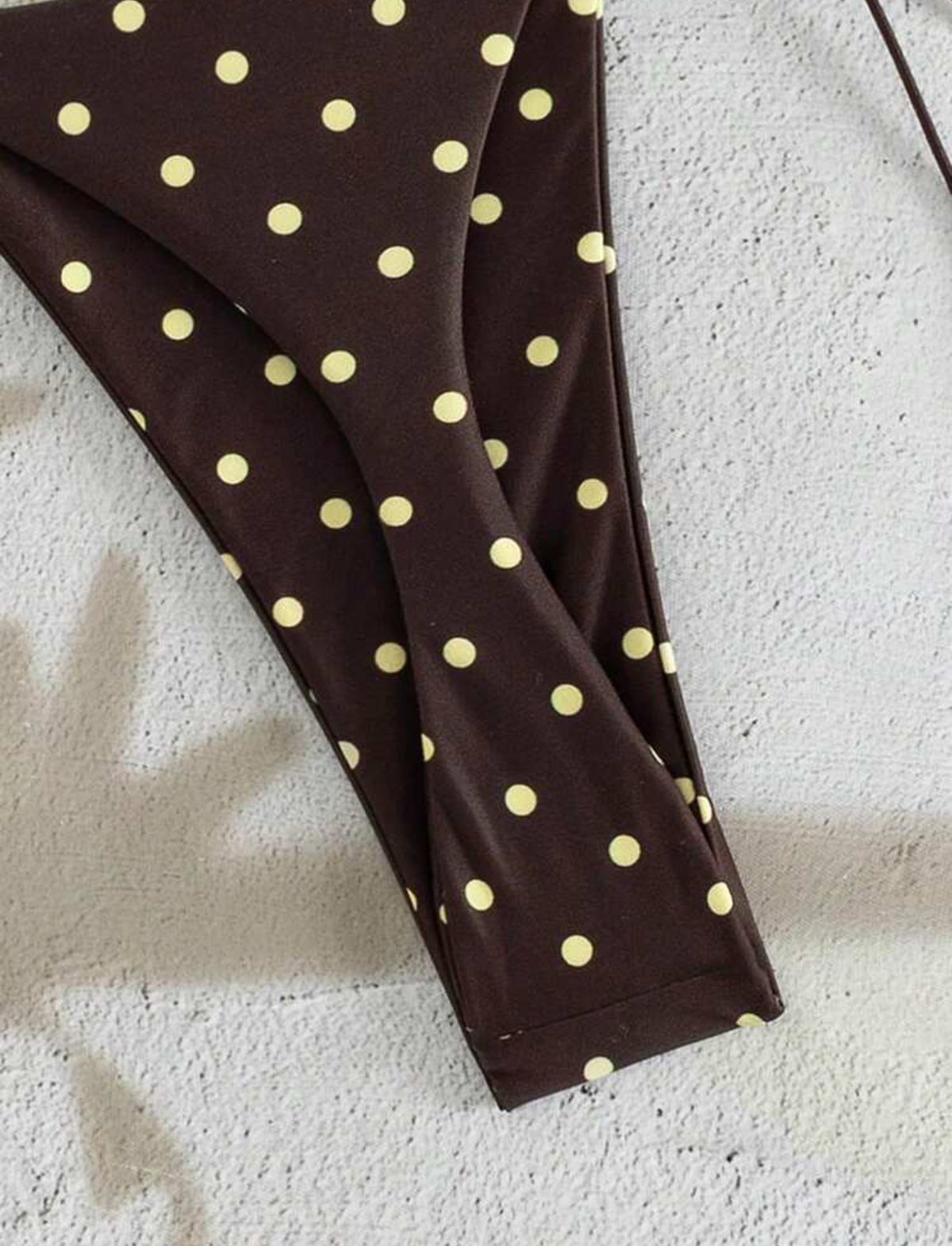 Bikini estampado ajustable Semi hilo
