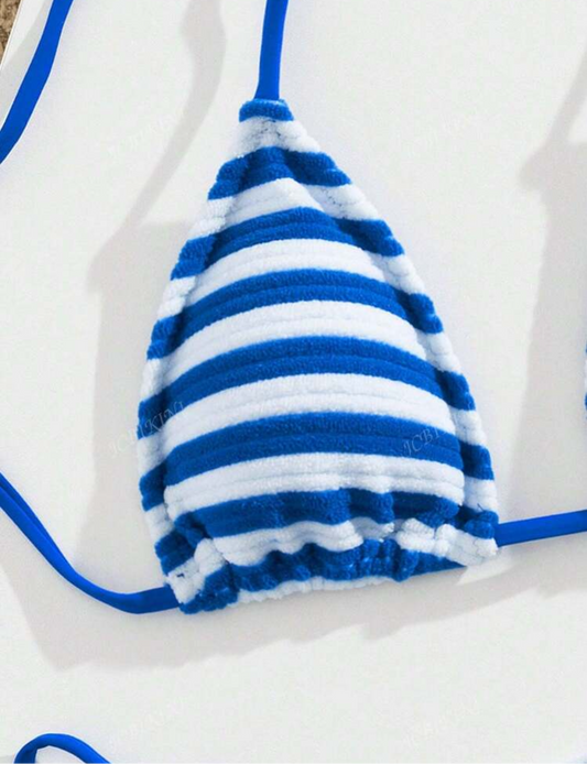 Bikini ajustable tela tipo toalla