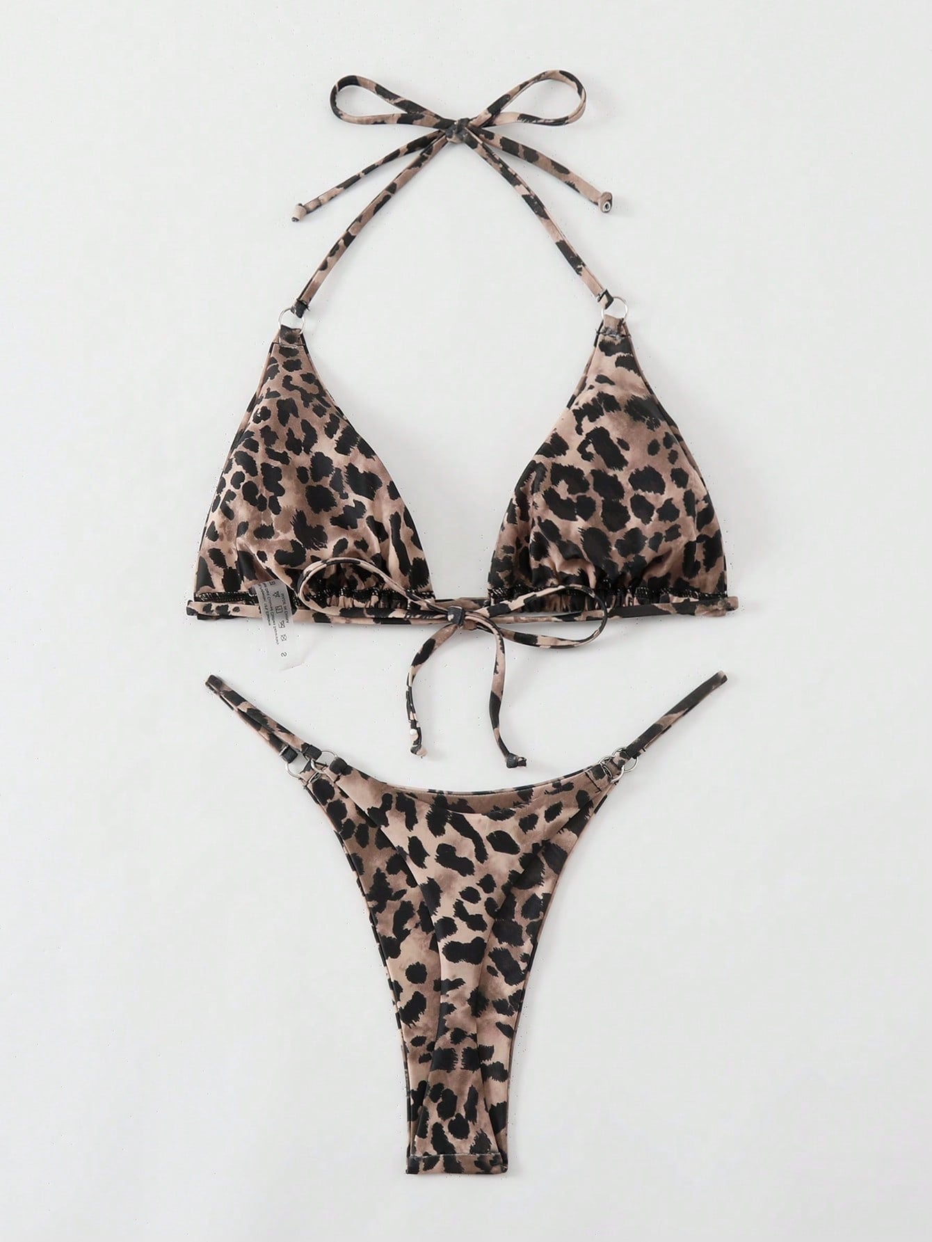 Bikini animal print semi hilo