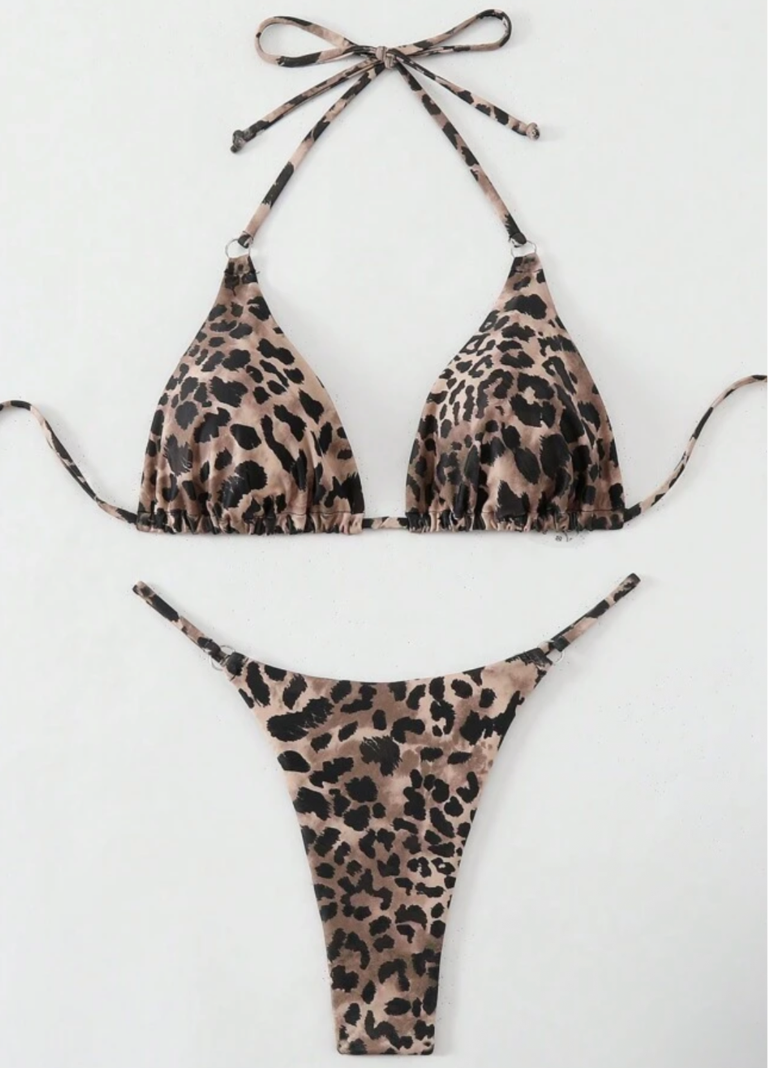 Bikini animal print semi hilo