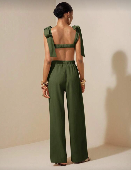 Conjunto largo pantalón