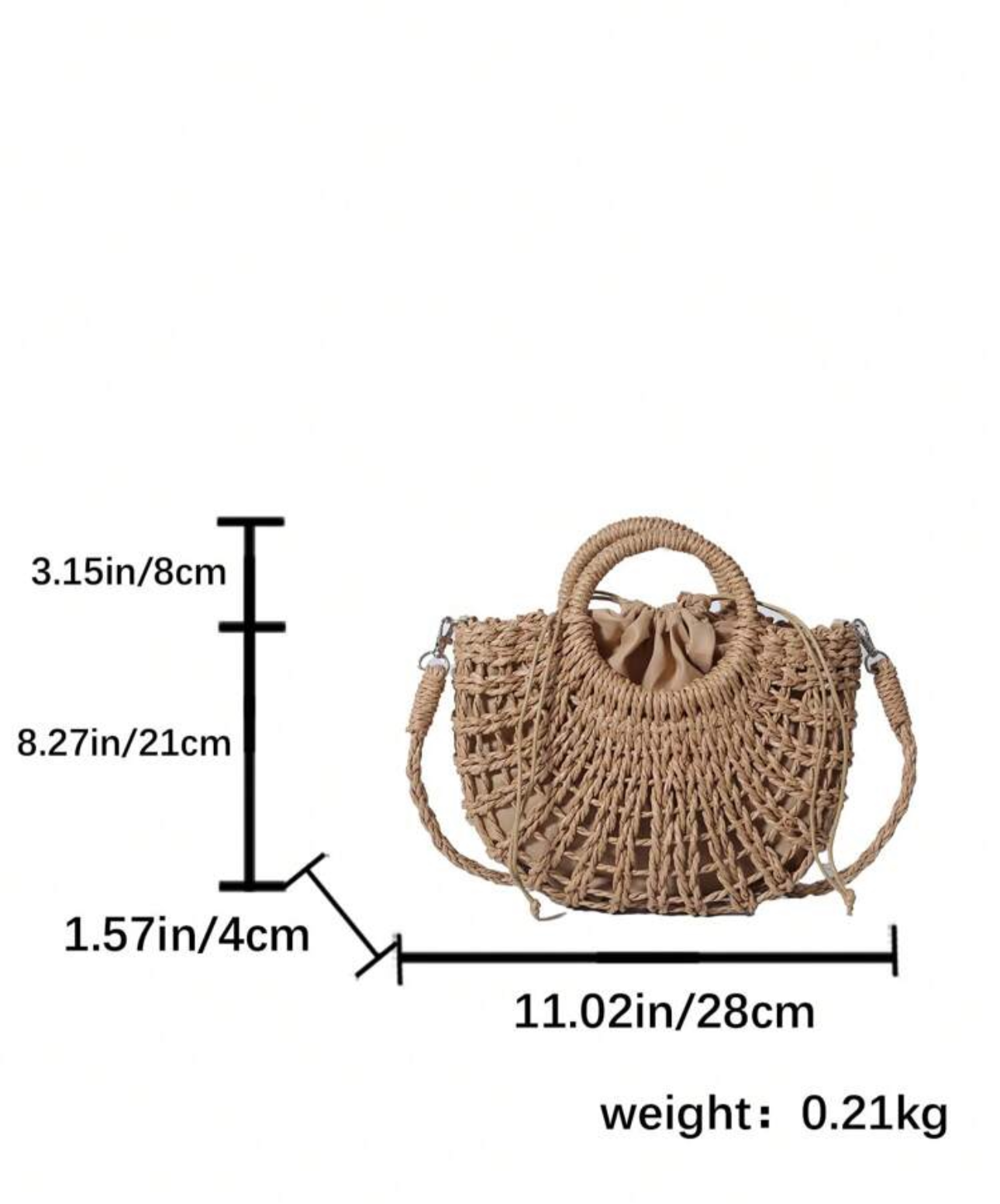 Cartera de paja