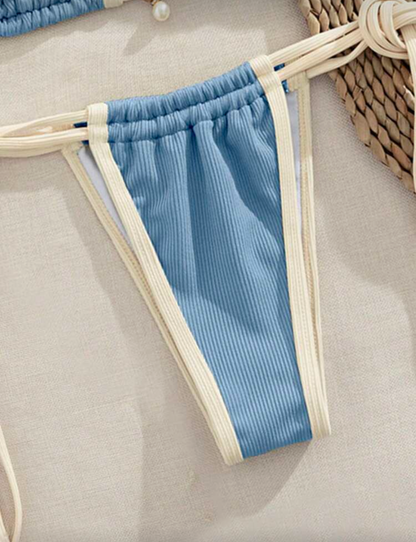 Bikini ajustable tela tipo toalla