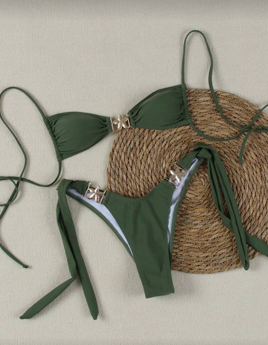 Bikini ajustable con estrellas