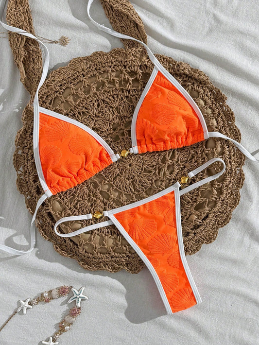 Bikini Texturizado Semi hilo