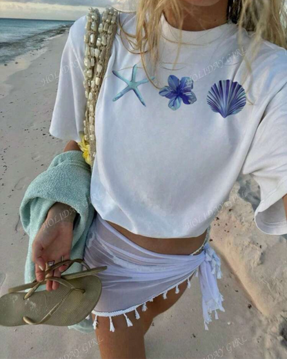 Camiseta Oversize estampada