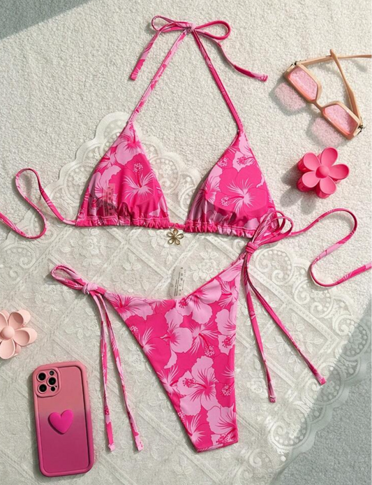 Bikini estampado ajustable
