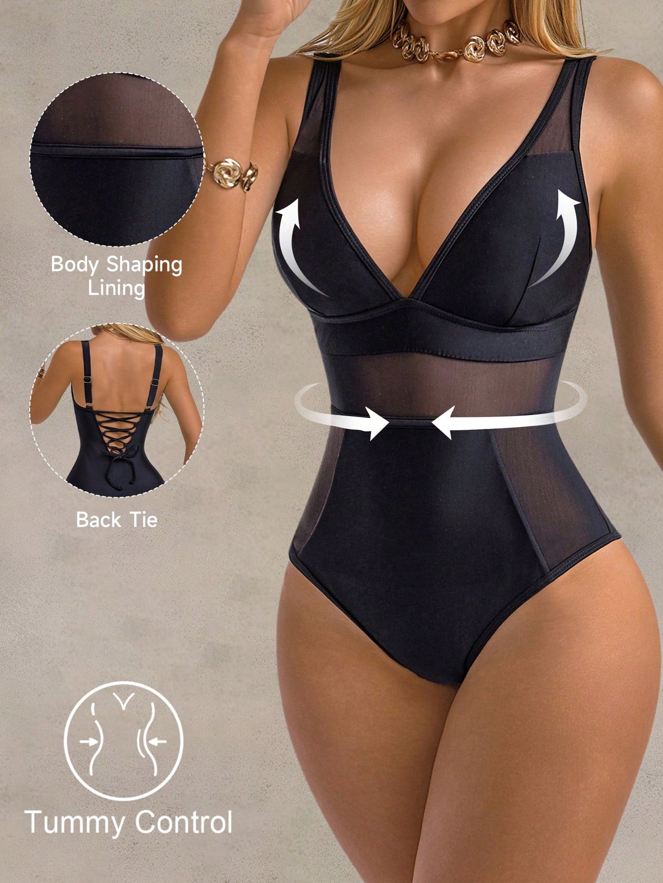 Tdb enterizo efecto faja