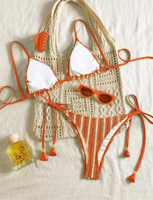 Bikini tejido ajustable