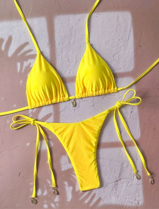 Bikini ajustable efecto Semi hilo