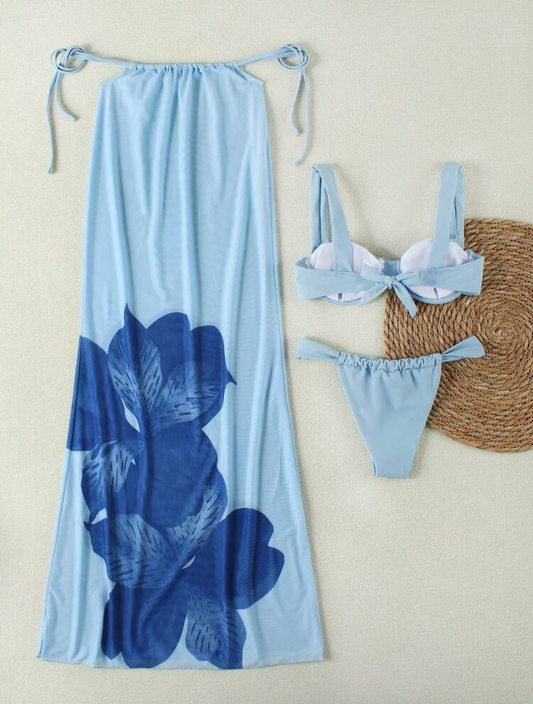 Bikini conjunto con falda