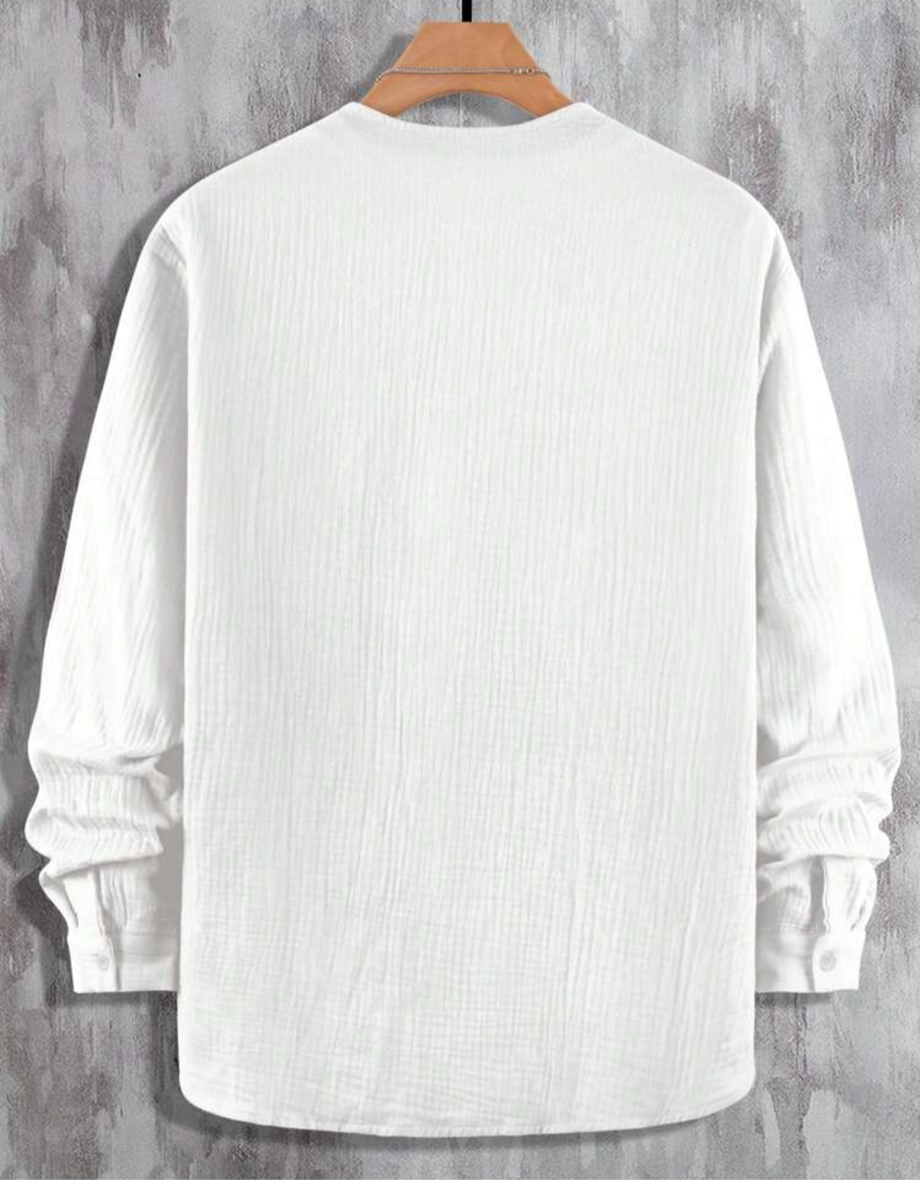 Camisa manga larga estilo cubano