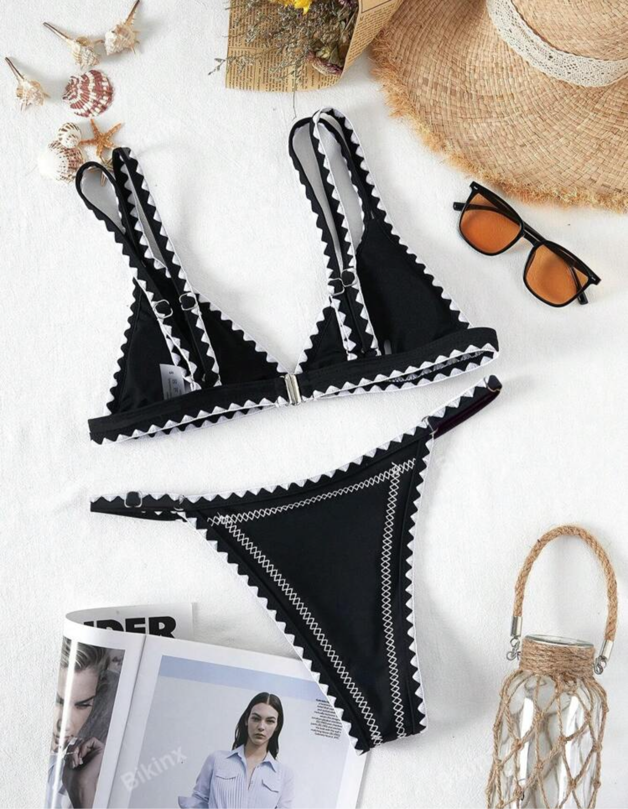 Bikini de punto tejido