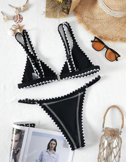 Bikini de punto tejido