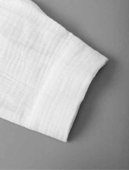 Camisa manga larga estilo cubano