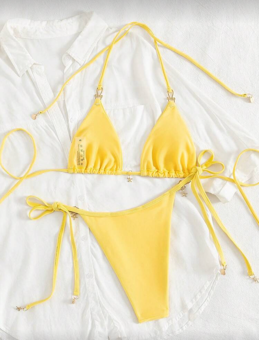 Mini Bikini ajustable con dijes