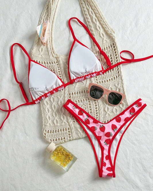 Bikini estampado Semi hilo