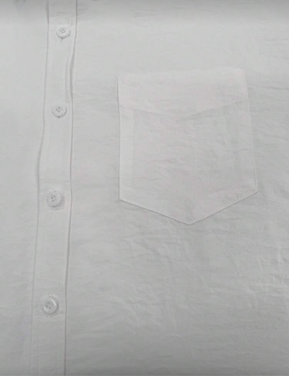 Camisa casual manga corta masculina