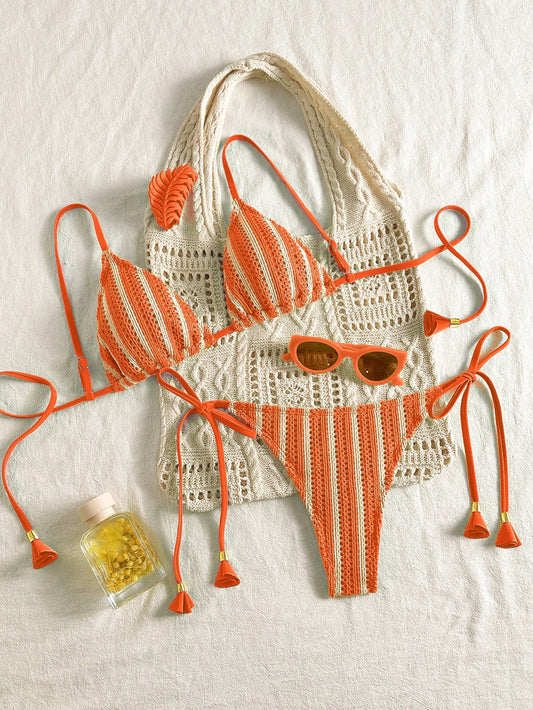 Bikini tejido ajustable