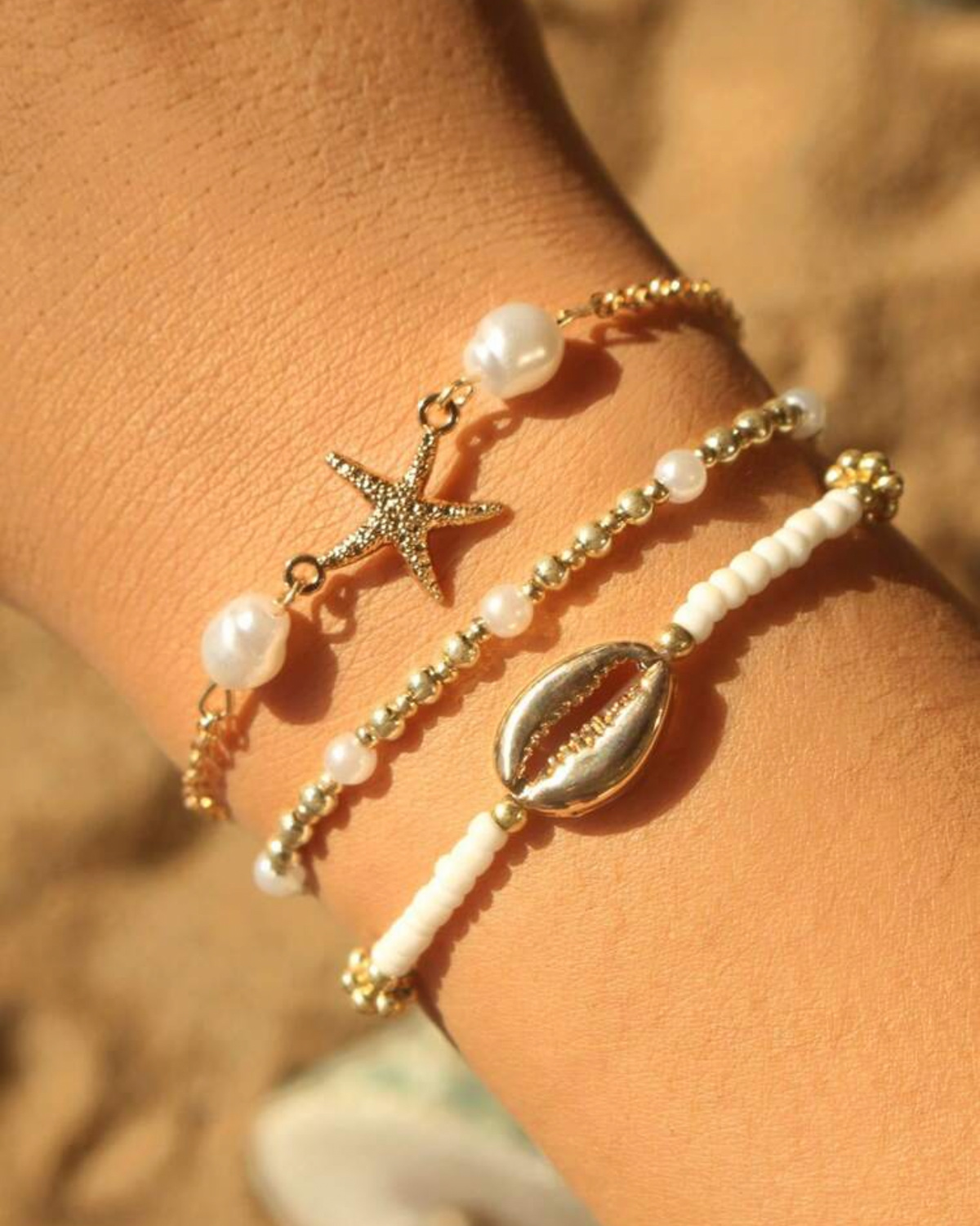 Set de 3 Pulseras playeras