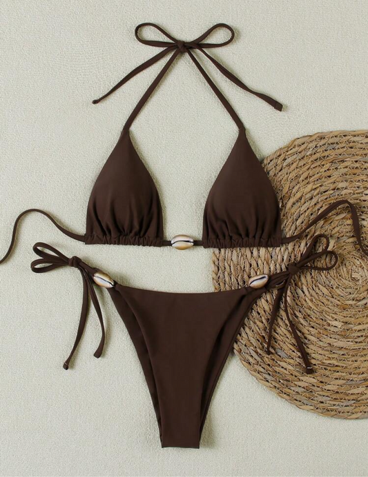 Bikini ajustable con caracola